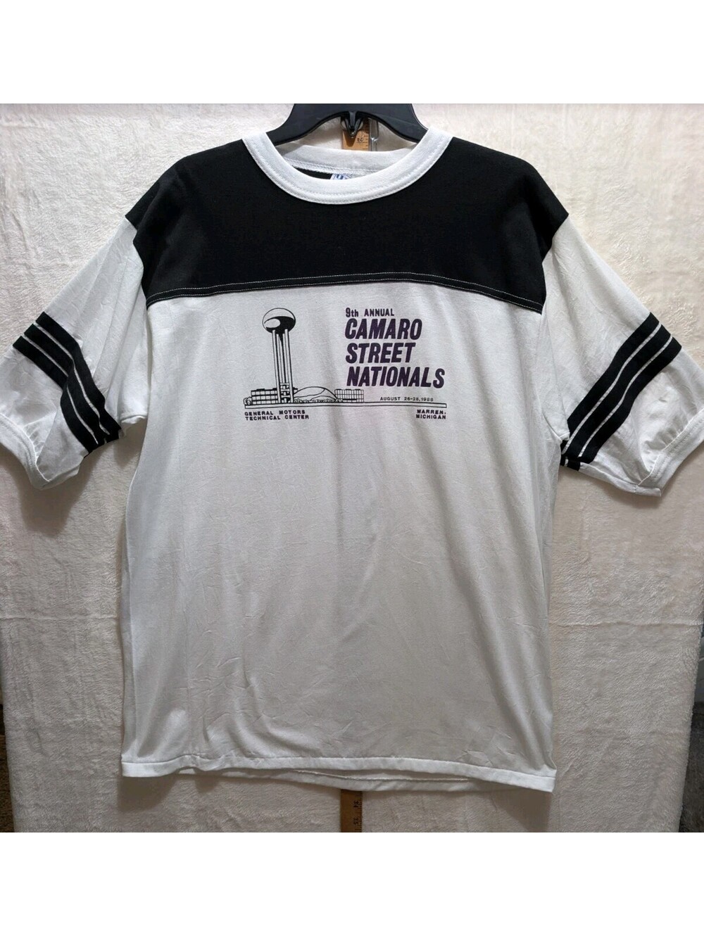 Vtg 1988 Camaro Street Nationals T Shirt GM Tech Center Warren MI Ultra Tops XL